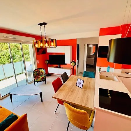 Appartement Haut Standing Acces Direct Mer 3Min A Pieds,Parking Privee, Wifi, Netflix *