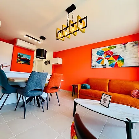 Appartement Haut Standing Acces Direct Mer 3Min A Pieds,Parking Privee, Wifi, Netflix Vias