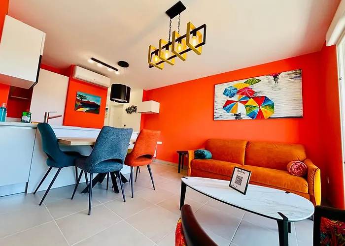 Apartment Standing Accès Direct 3min à Pieds,parking Privée, Wifi, Netflix Vias