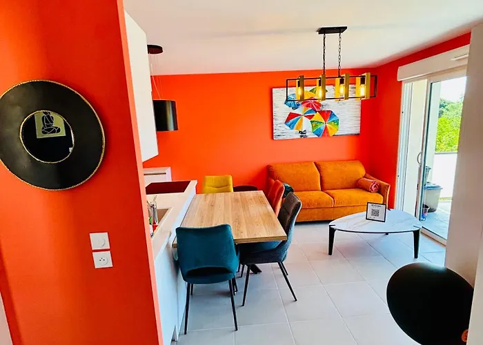 Standing Accès Direct 3min à Pieds,parking Privée, Wifi, Netflix Apartment *